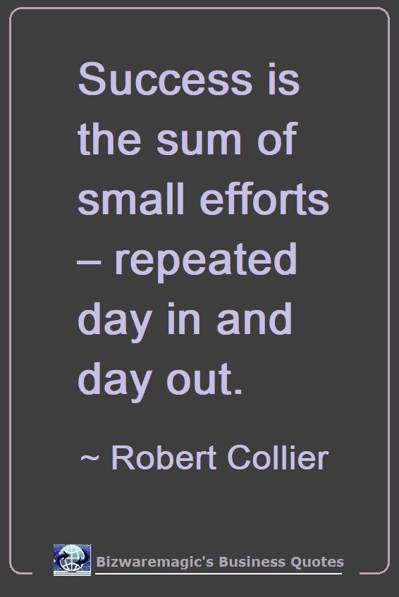 Robert Collier's Success Quote