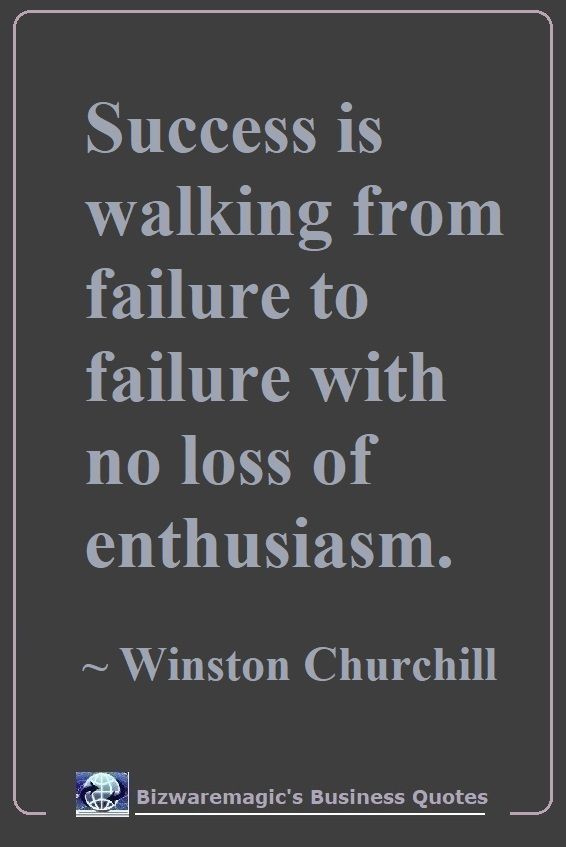 Winston Churchill Success Quote